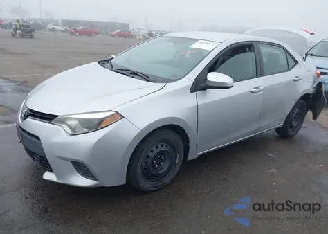 2014 Toyota Corolla Le из США, поврежденный, VIN 5YFBURHE8EP053043